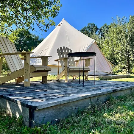 Luxury tent Glamping Vranov Na Samote U Vcelina *
